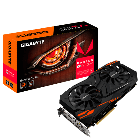 VGA Gigabyte AMD Radeon™ RX VEGA 64 GAMING OC 8GB _ RXVEGA64GAMING OC-8GD _618S